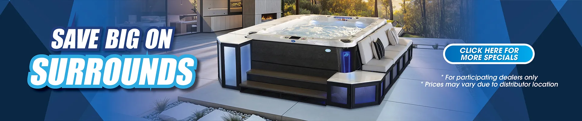 Calspas hot tub being used in a family setting - Hampton